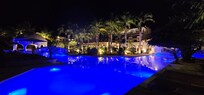 Evening view. Pool is clean