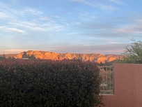 View from back patio