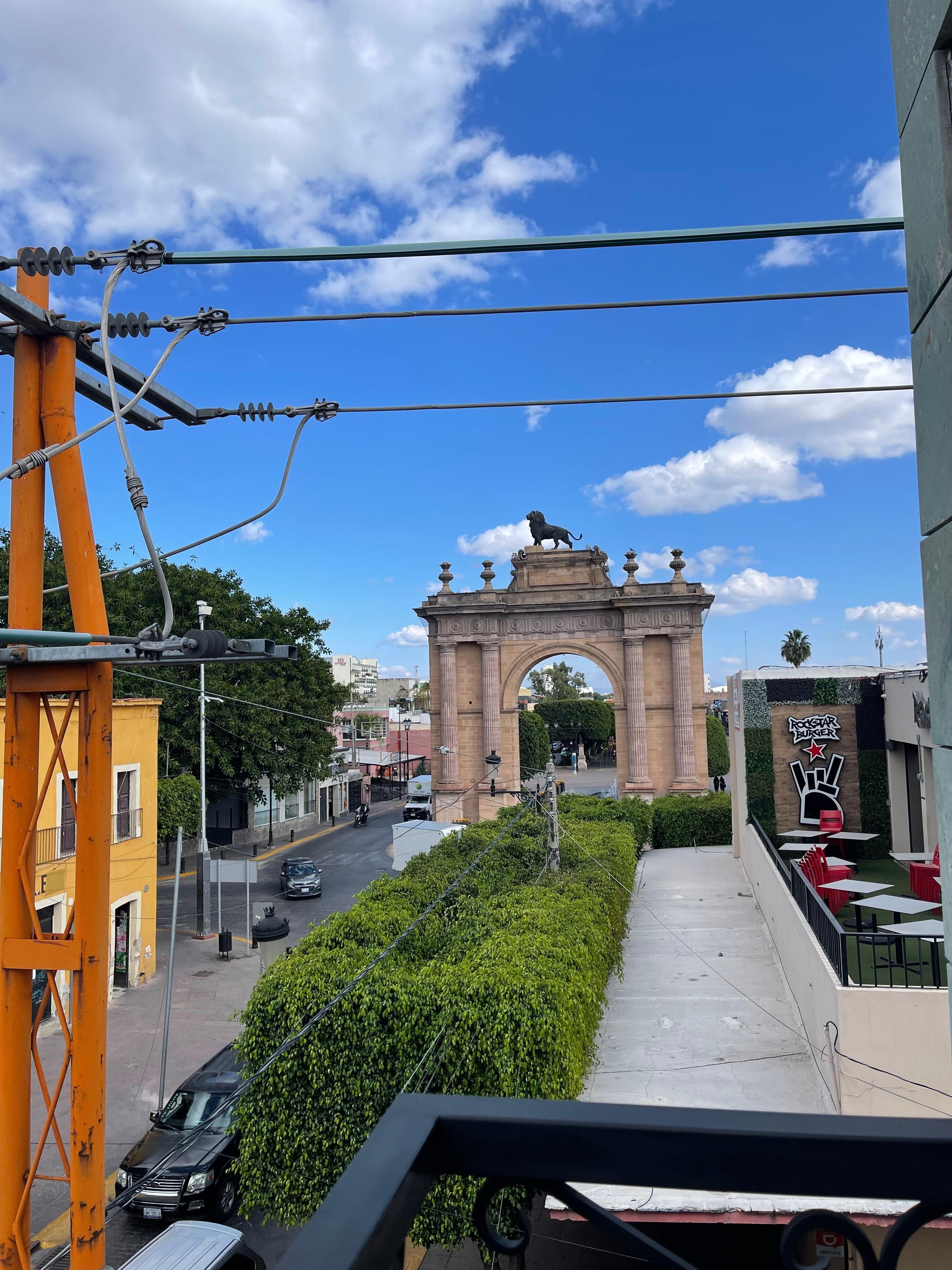 View from our balcony