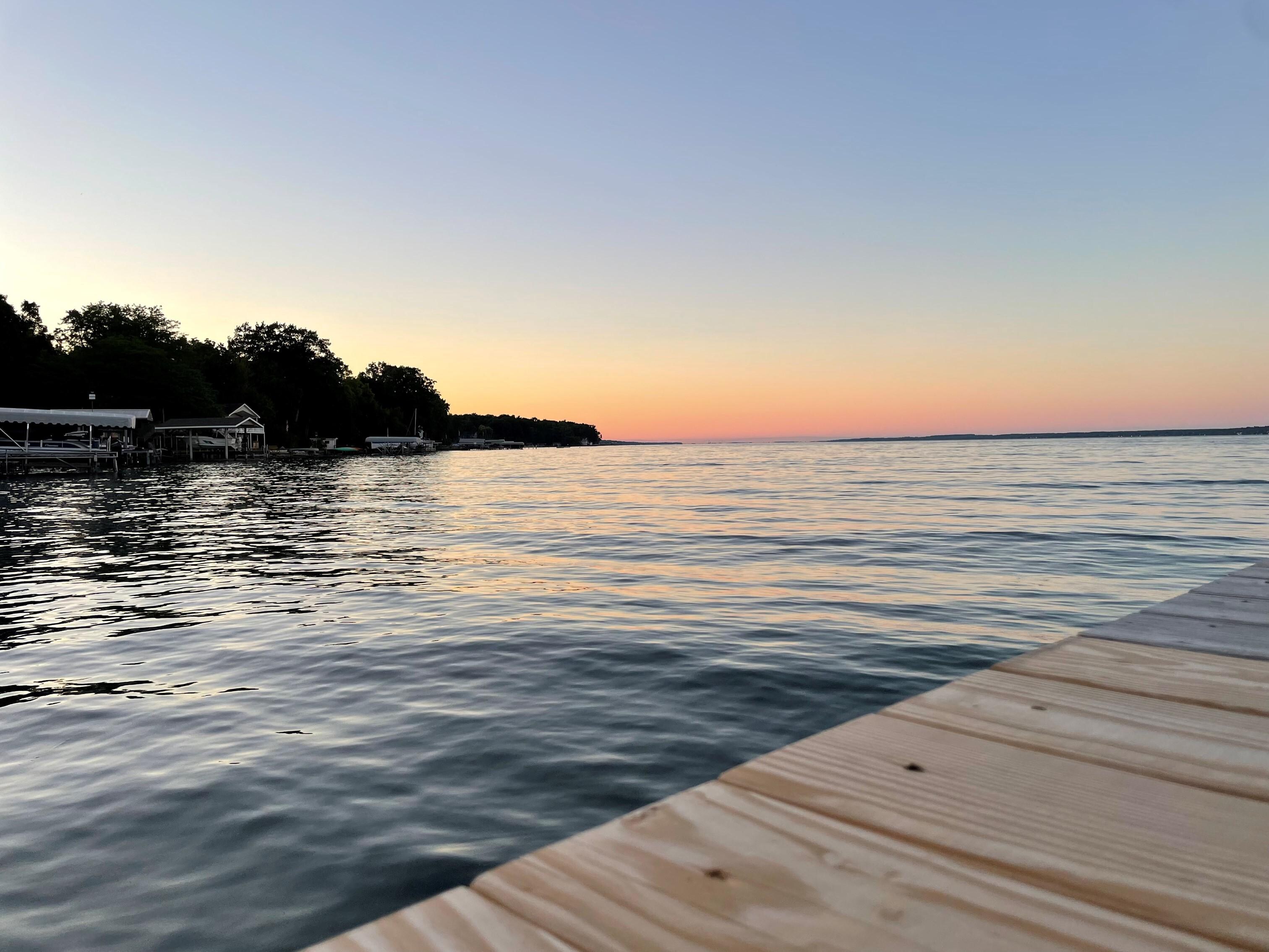 Sunset from the dock