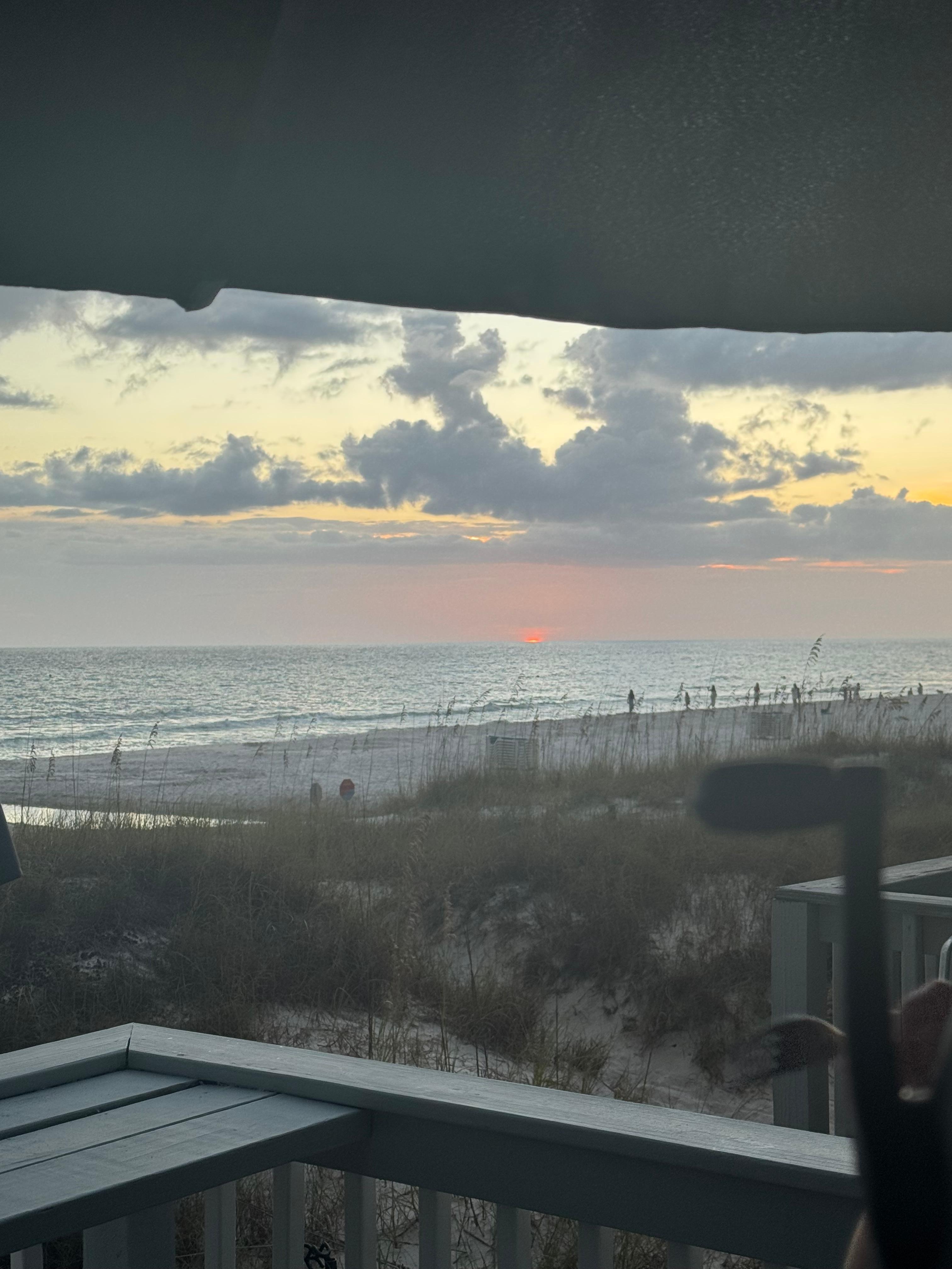 Sunset view from our patio 