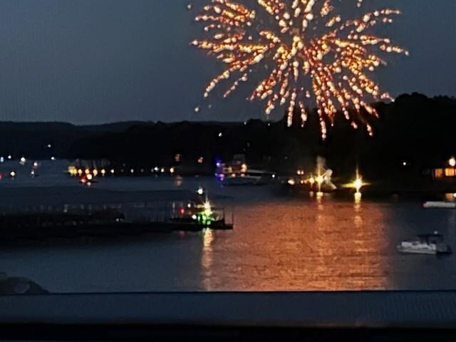 July 4th fireworks all around beautiful