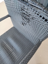 Worn out deck furniture