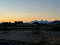 Predawn view from the house