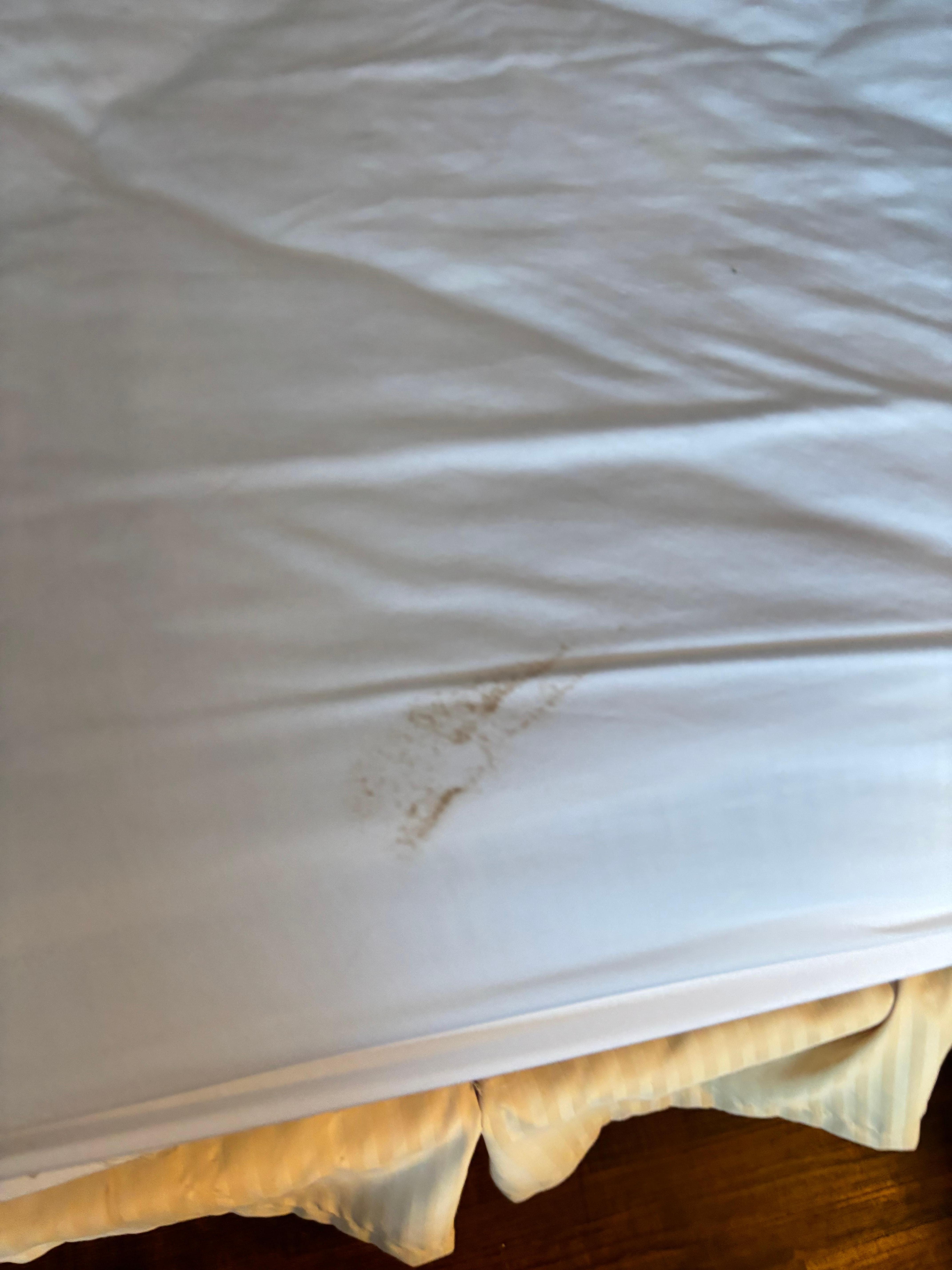Dirt on sheets