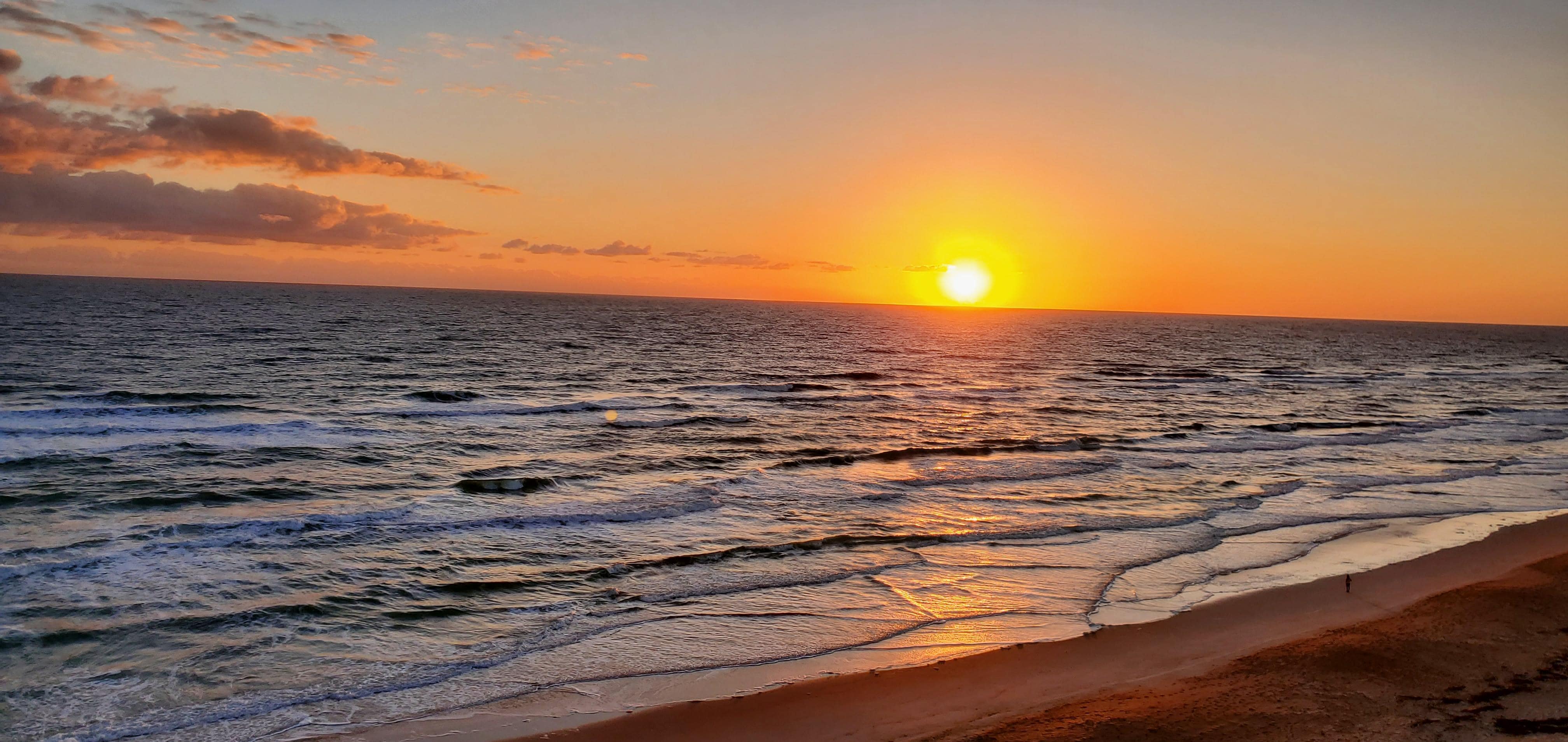 Sunrise from balcony