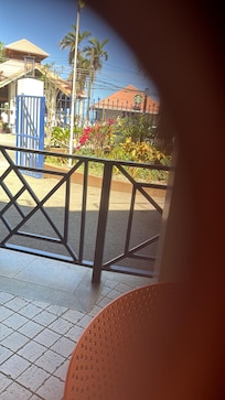 From the downstairs patio area for drinks