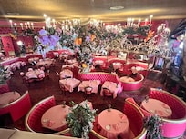 The dining area
