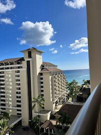 This is the view from the hula tower. Partial ocean view.