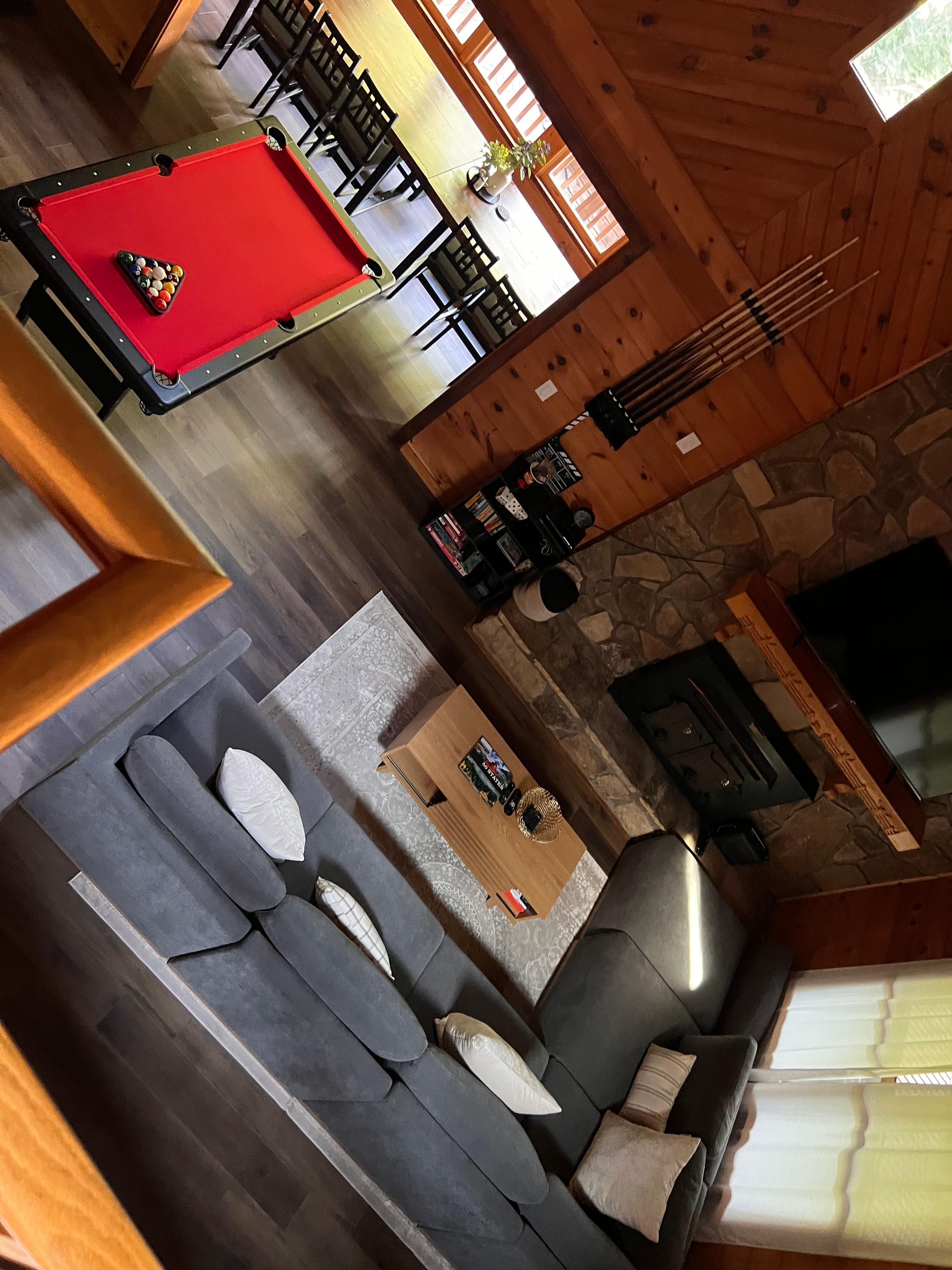 Downstairs from the loft