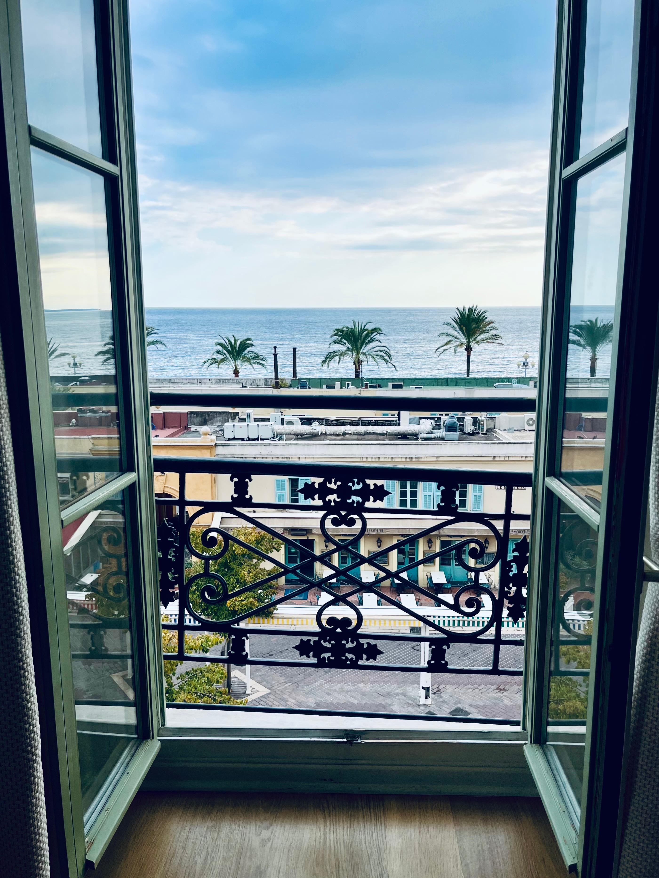 The view from the salon