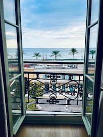 The view from the salon