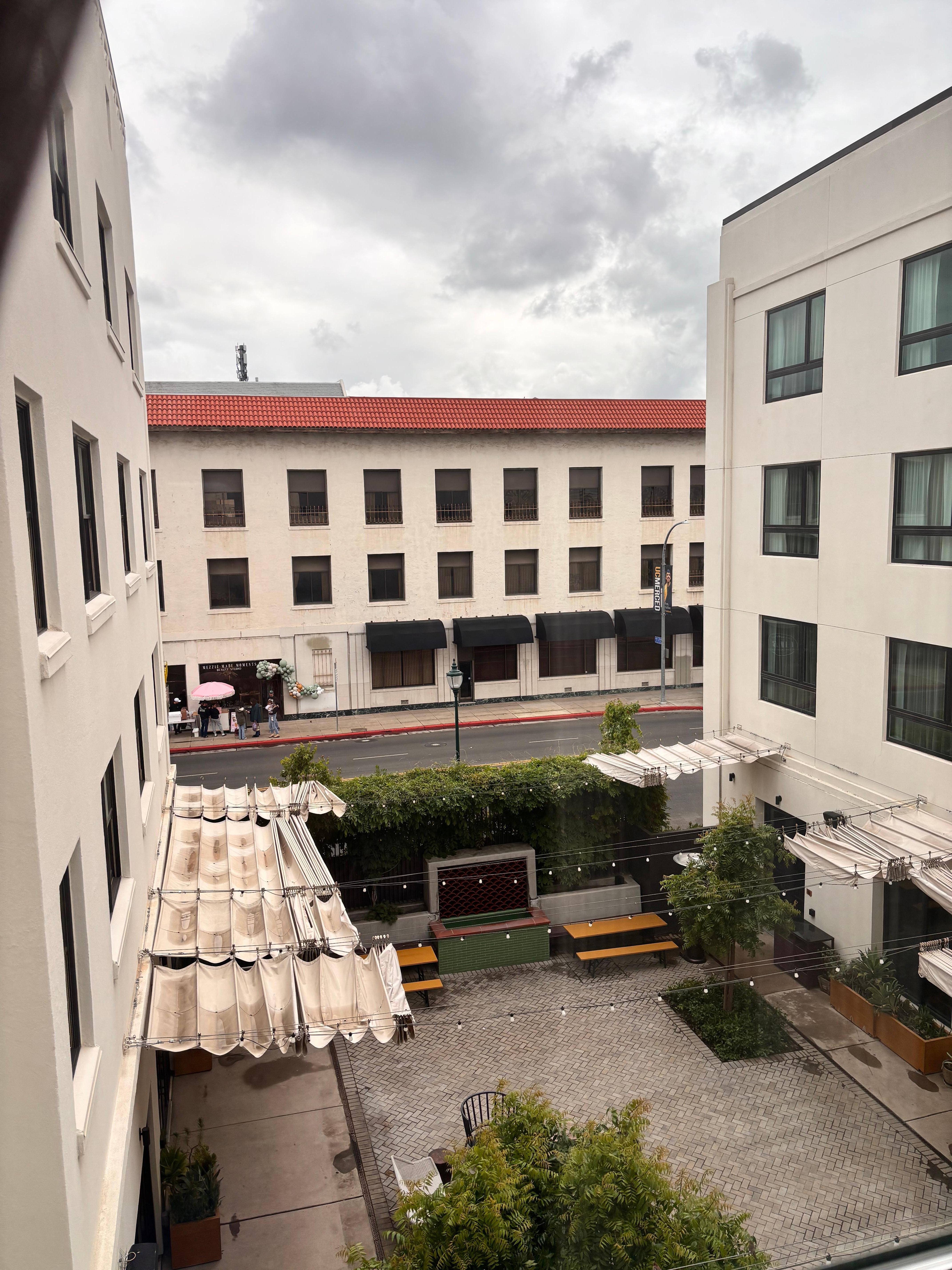 My view of Courtyard area
