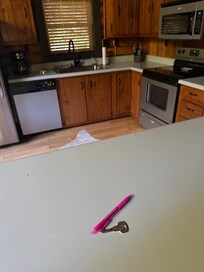 Got the key after electronic lock did not work!