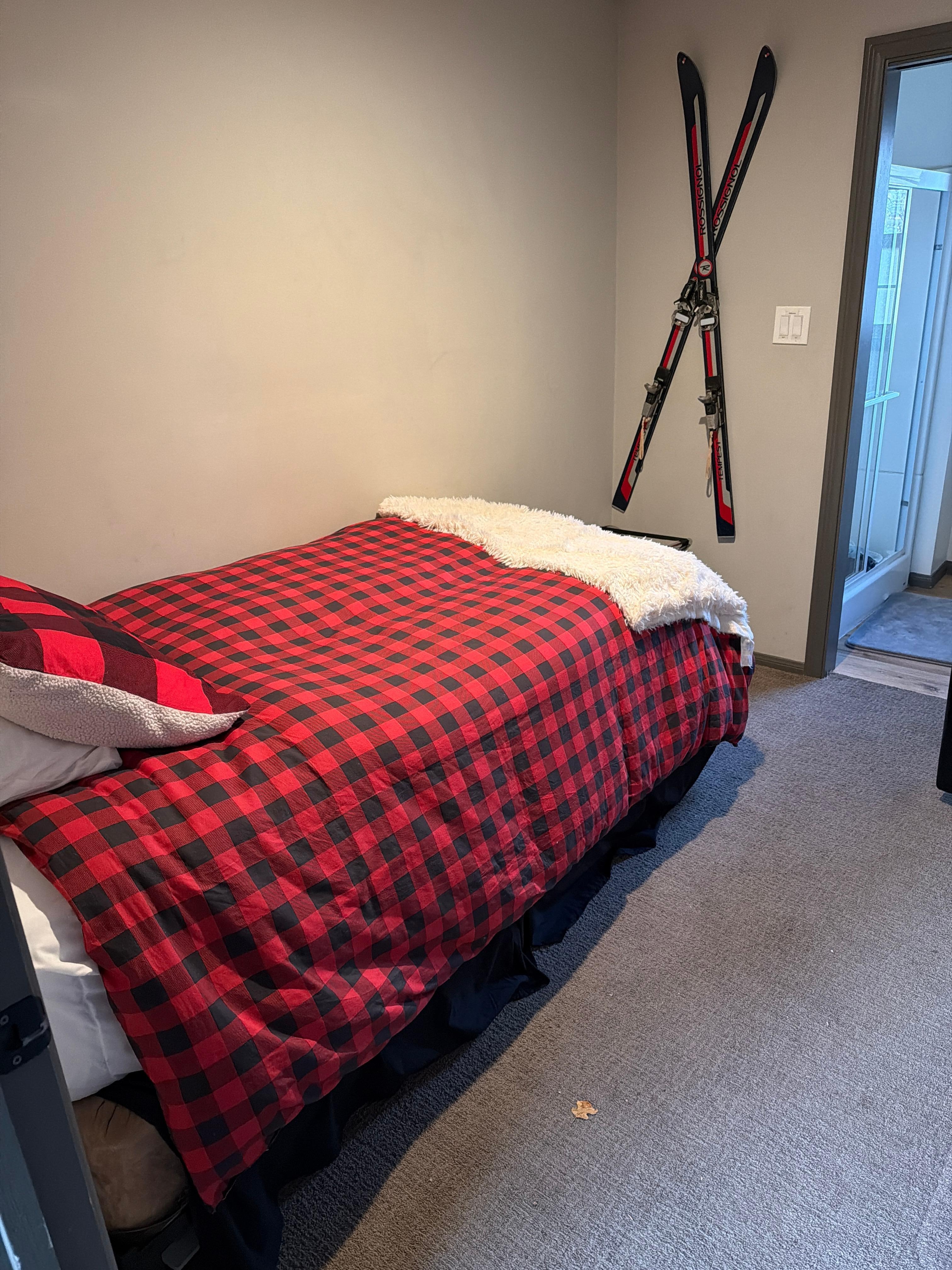 Description listing as queen bed