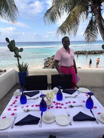 Ms Lolene and My Birthday Table.