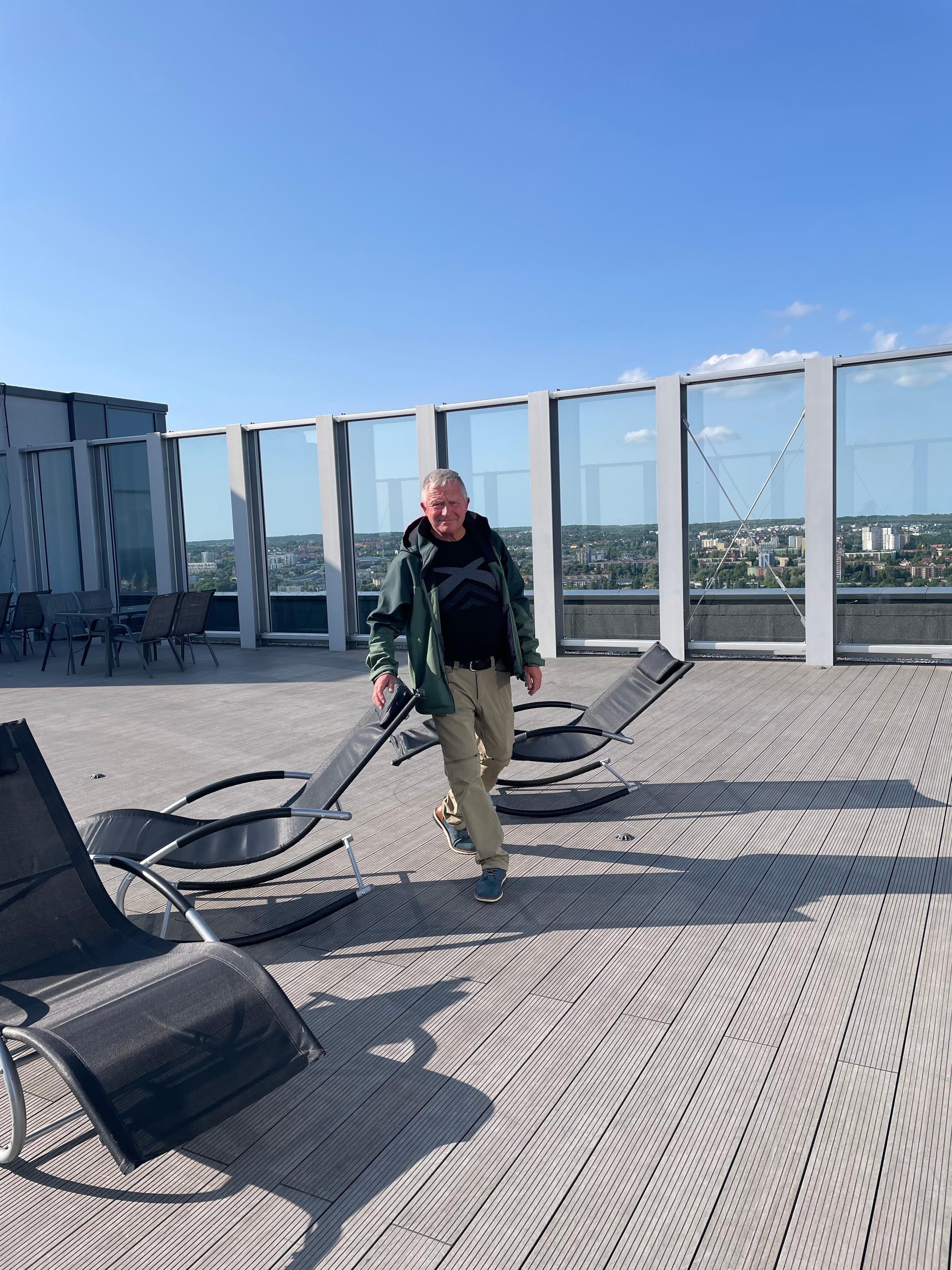 Liggestole til fri afbenyttelse på 27. Etage