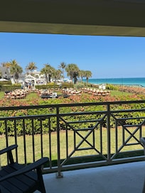 Balcony view during the day.