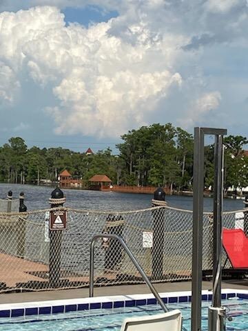 View from the pool area