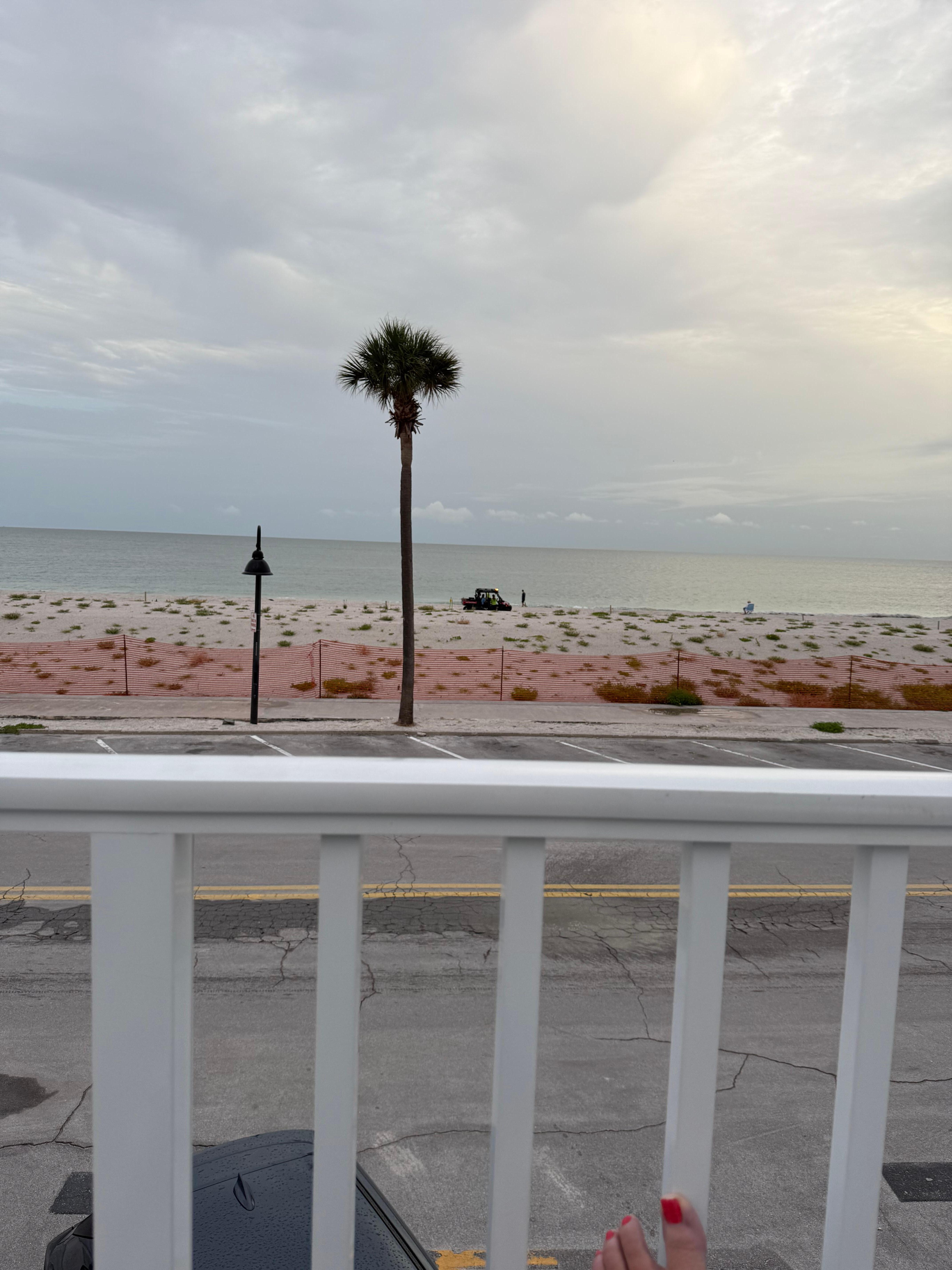 Balcony view outside room