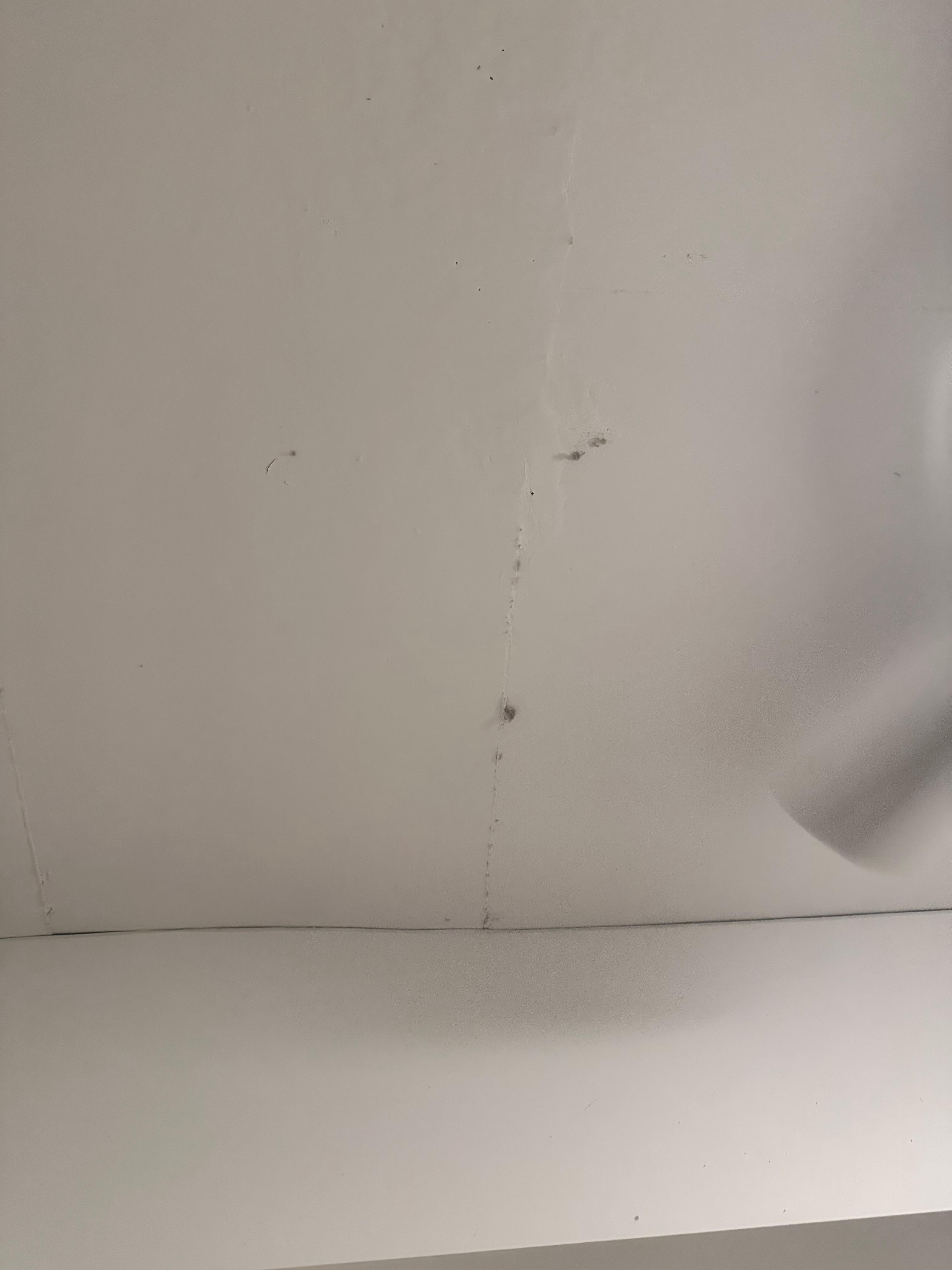 Dust on ceiling