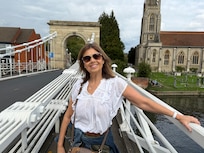 Marlow Bridge, from Hotel into Marlow