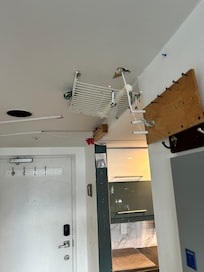 Exposed wires and screws