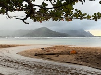 Hike down to Hideaway beach