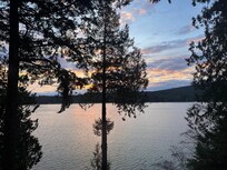 Sunrise from the back deck