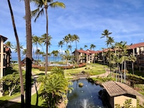 Sunny view from balcony.