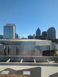 View of the Golden 1 center from our room