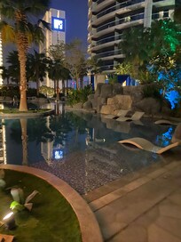 Pool area. Three pools. It’s magical.