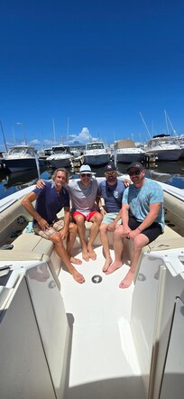 Enjoying a boating day excursion!