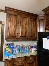 The kitchen cabinets are GORGEOUS!