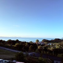 The view from the upper porch off the main floor.
