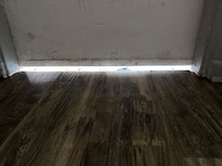 Large gap at bottom of the door