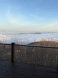 Morning fog from dinning room