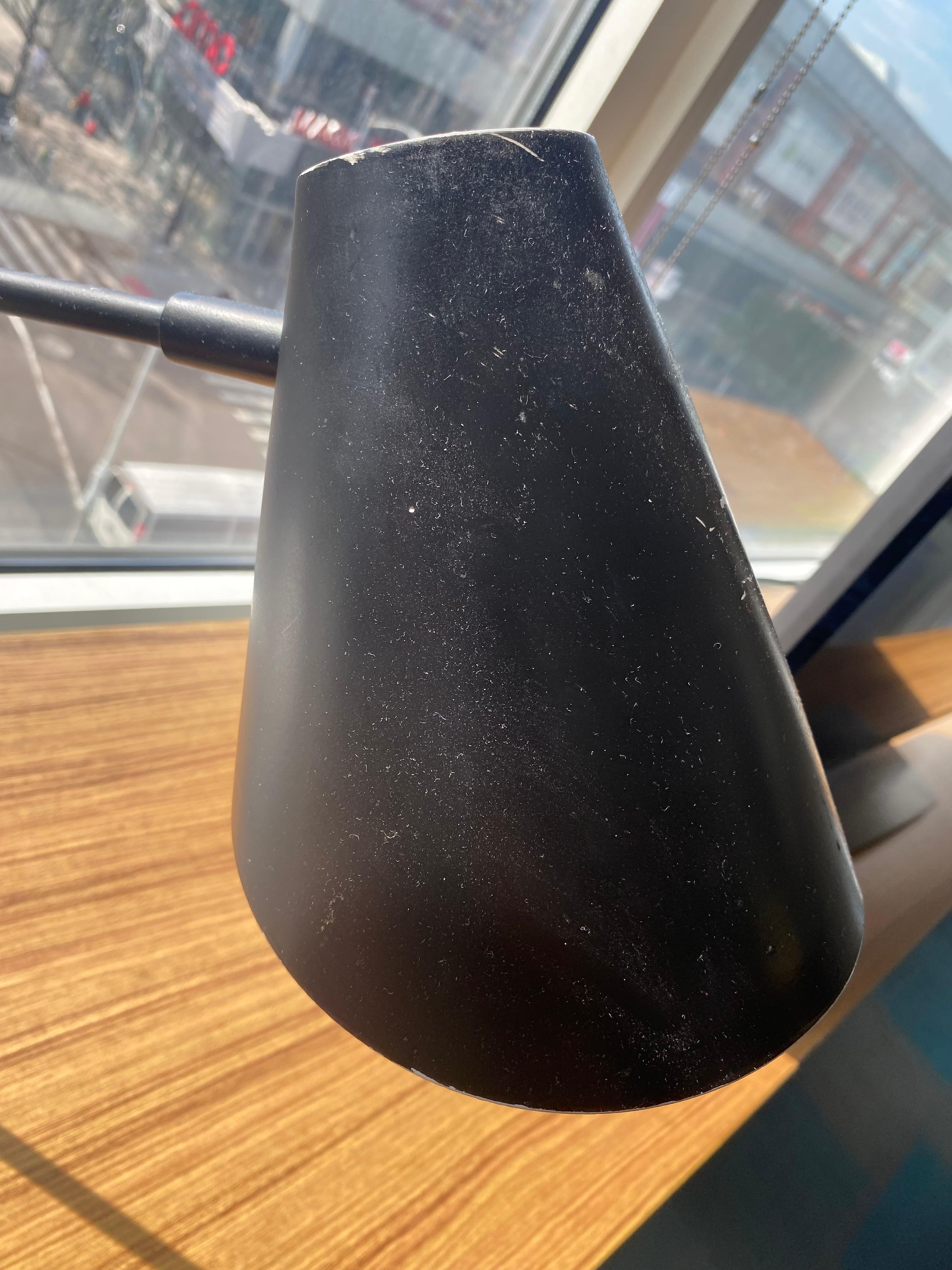 Lamp was dusty