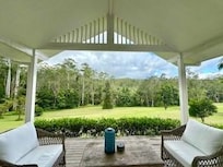 verandah with view