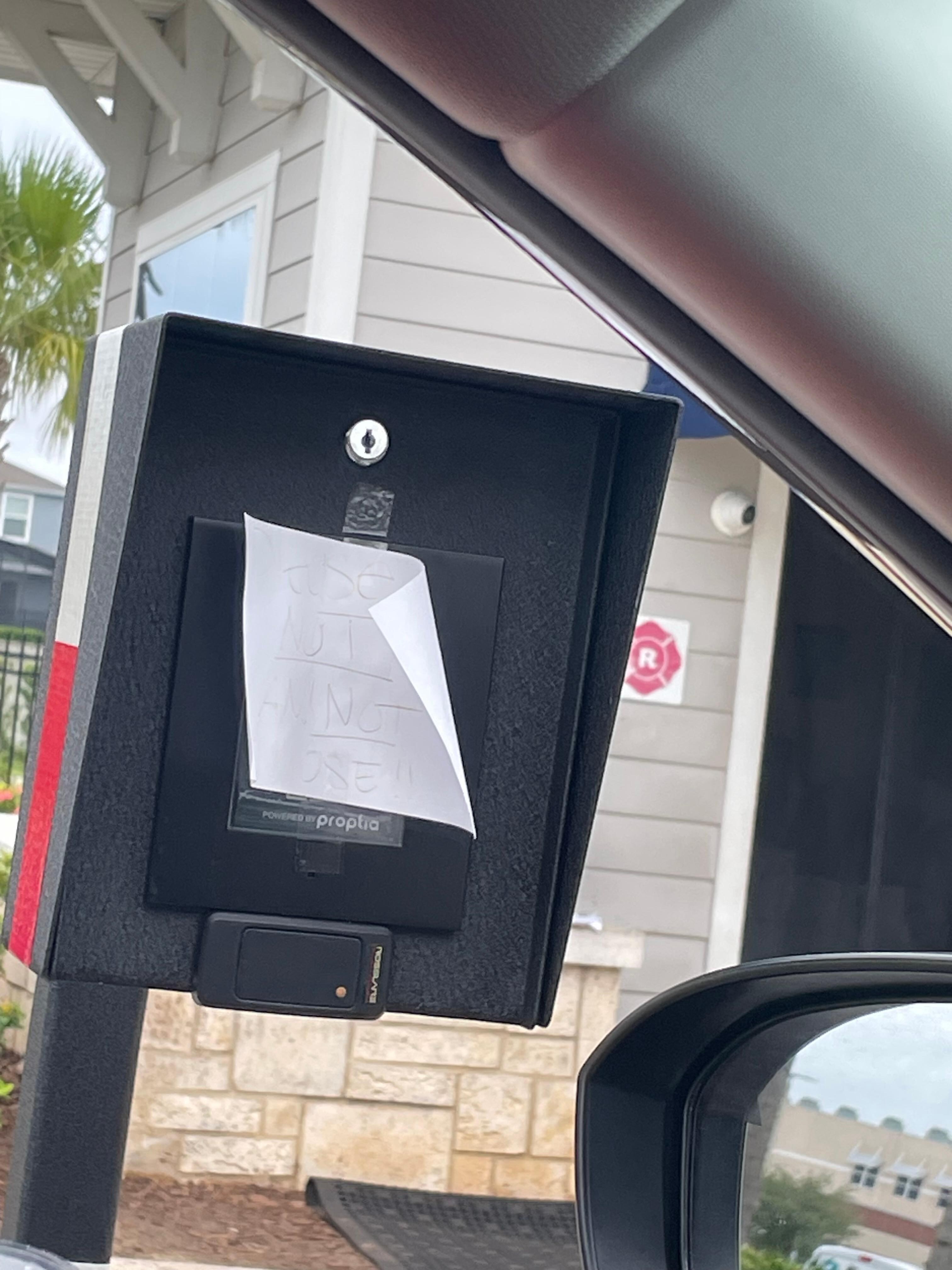 Sign on scanner to enter property 5 of 7 days 