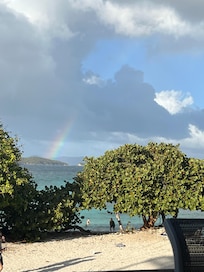 view from the balcony