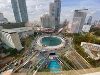 View from the club lounge