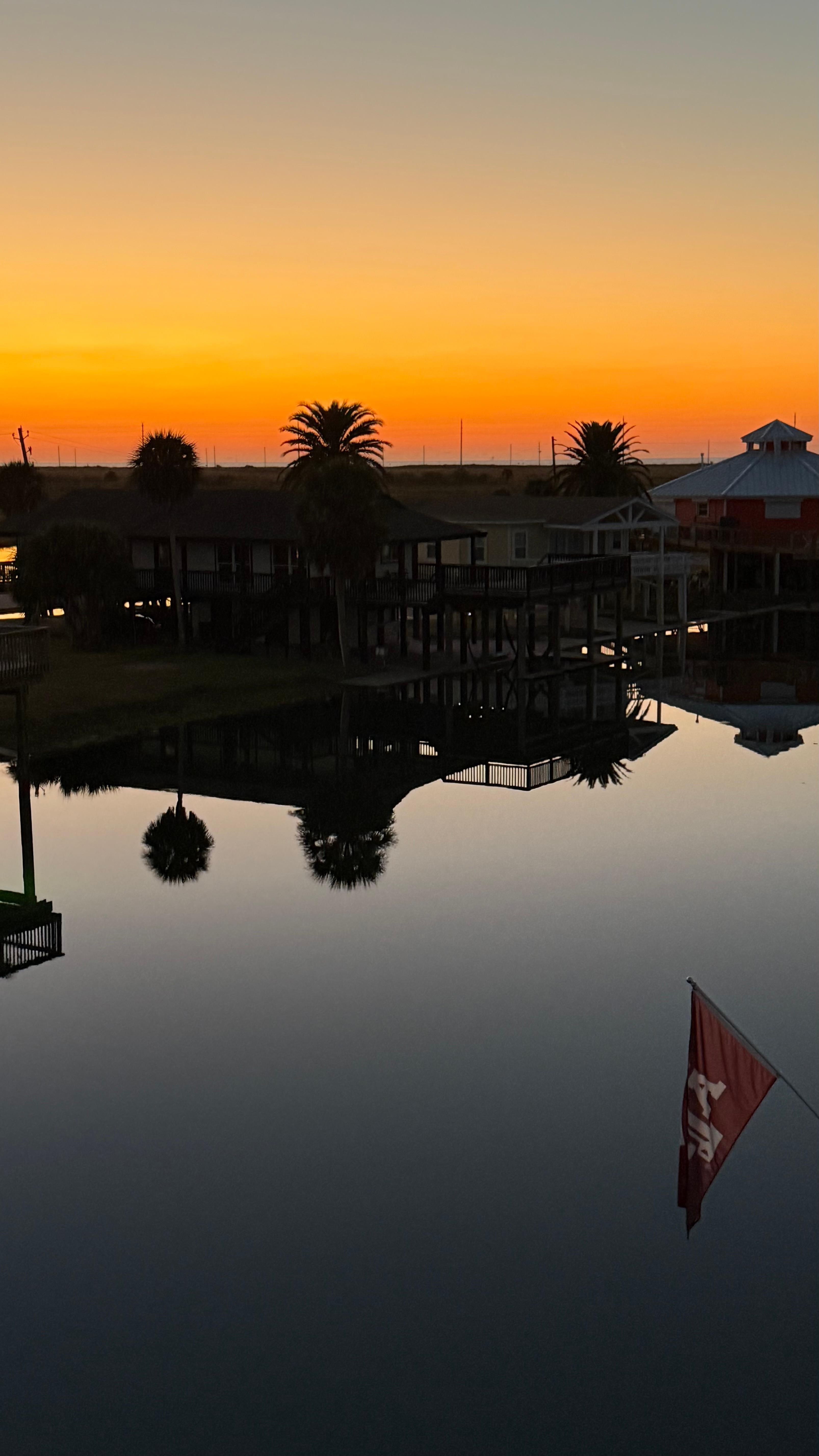 Our sunrise view from the master suite.