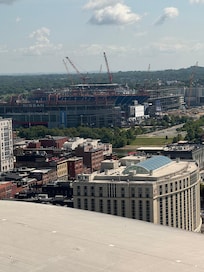View from 21st floor of Nissan Stadium in sight