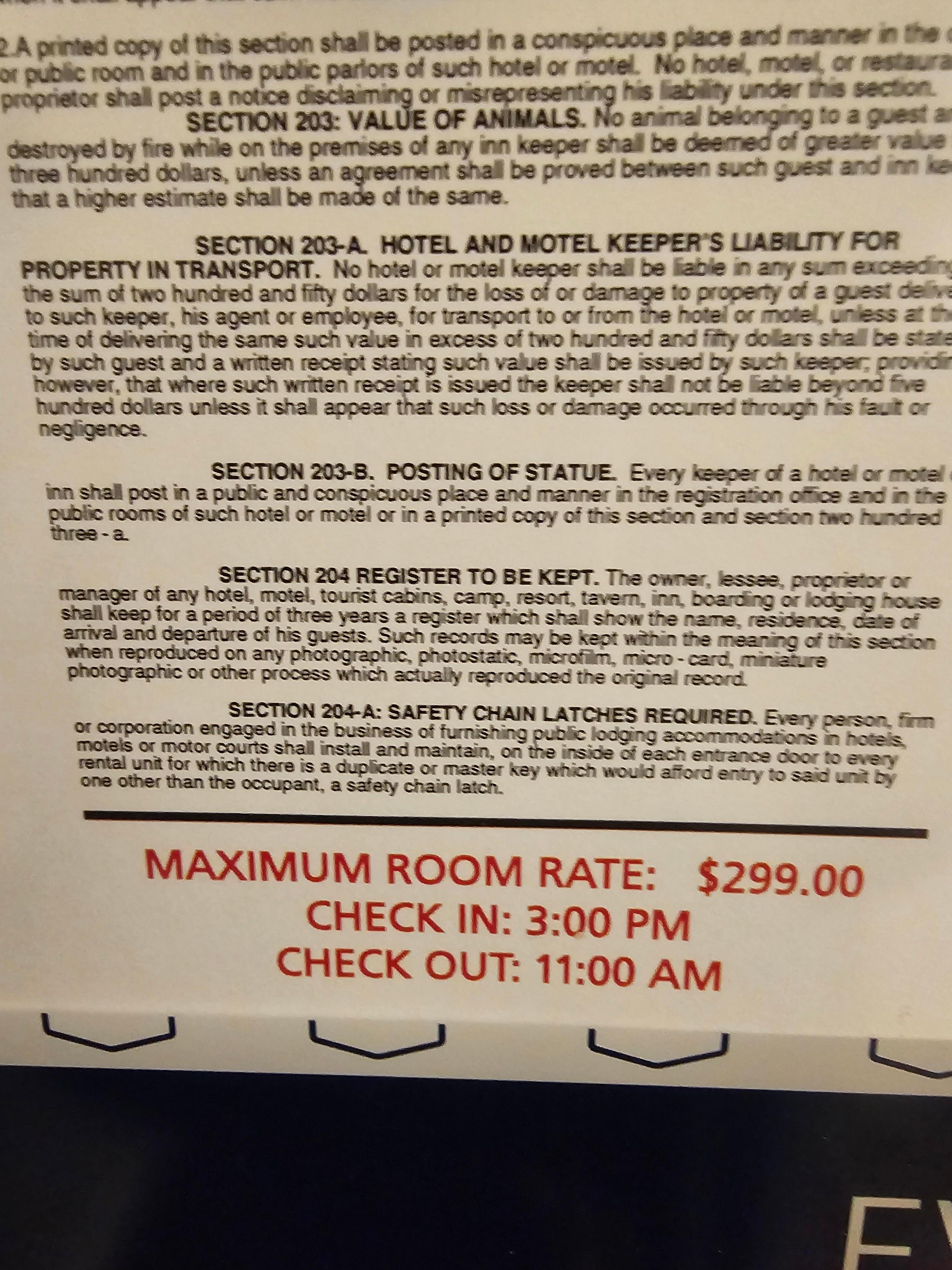 Not a cheap hotel