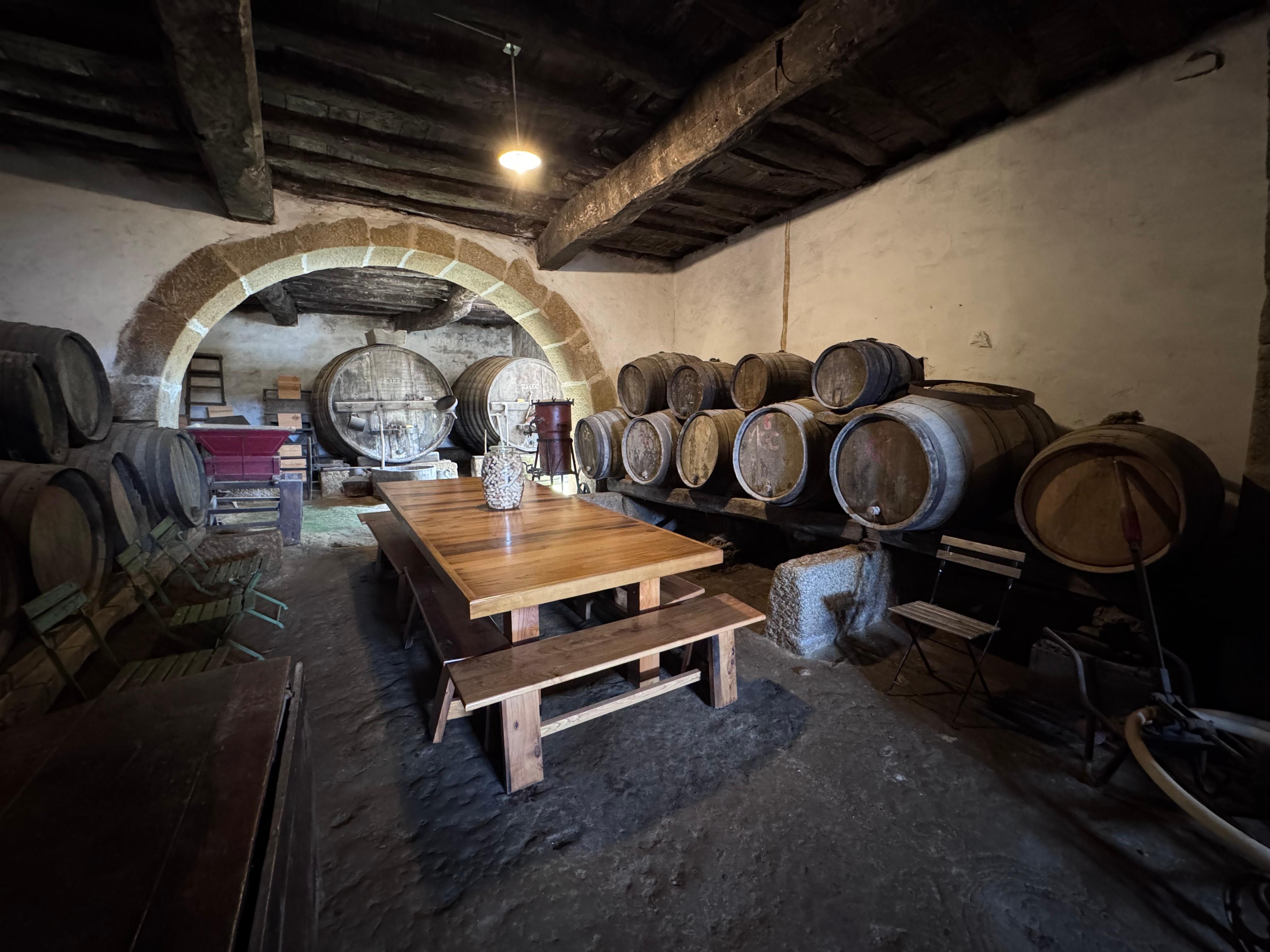Old wine cellar tour 
