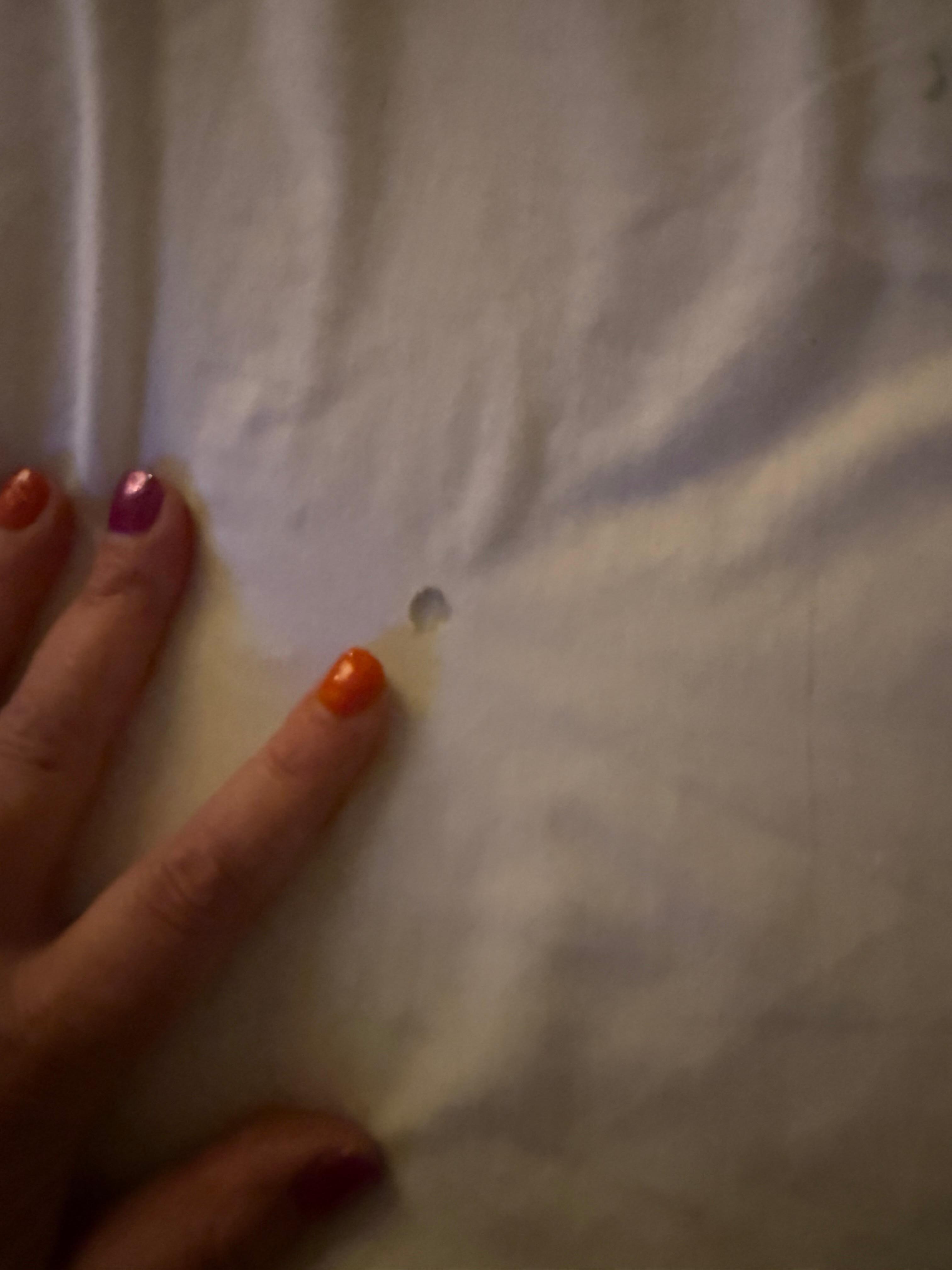 Cigarette holes in sheets
