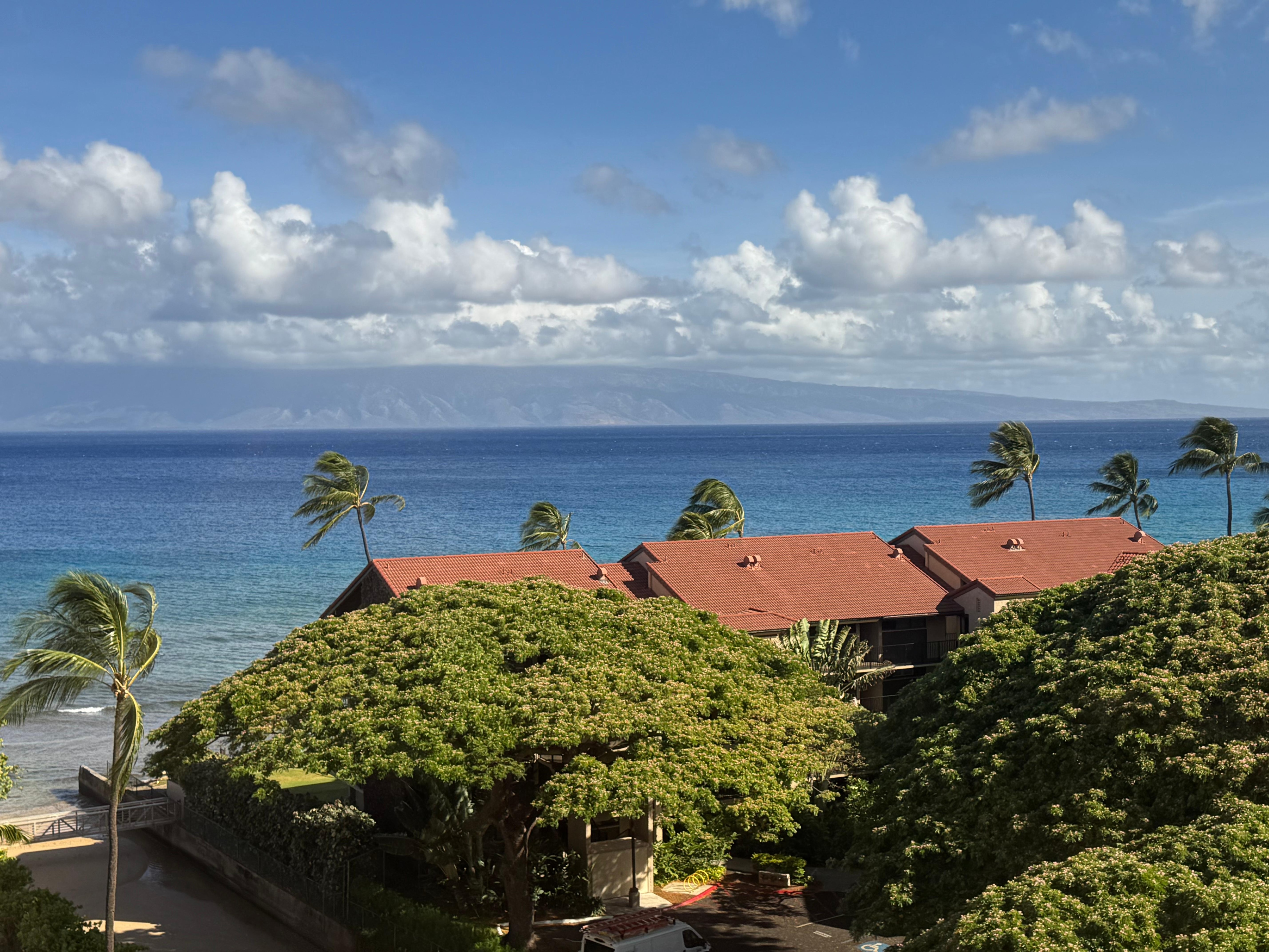 View from our balcony