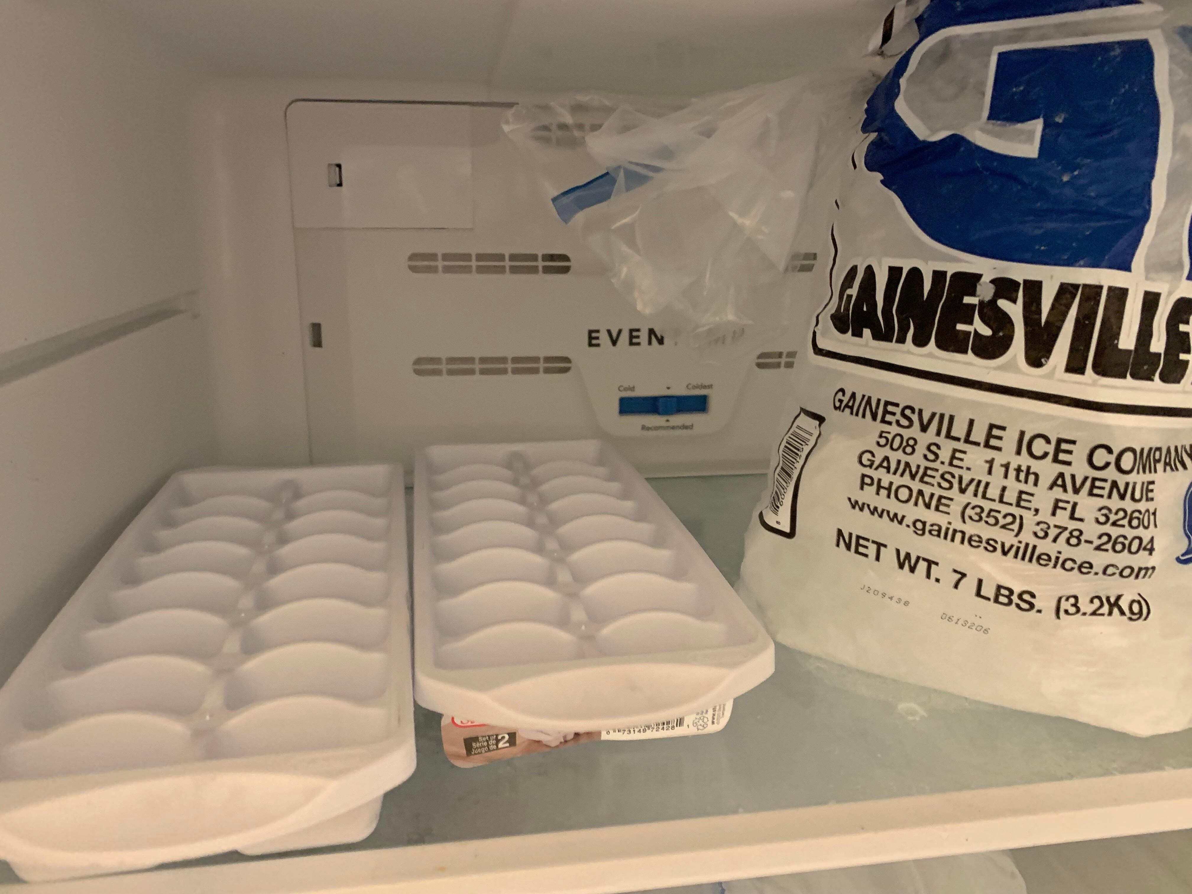 No ice machine or ice provided, we had to buy ice.