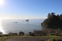 Looking from the front deck